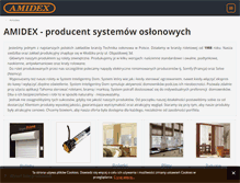 Tablet Screenshot of amidex.pl